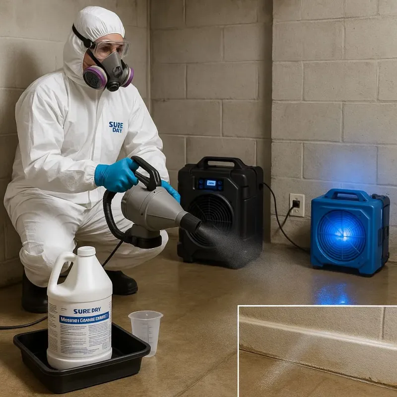 Sanitization and Odor Removal process in Hays, NC