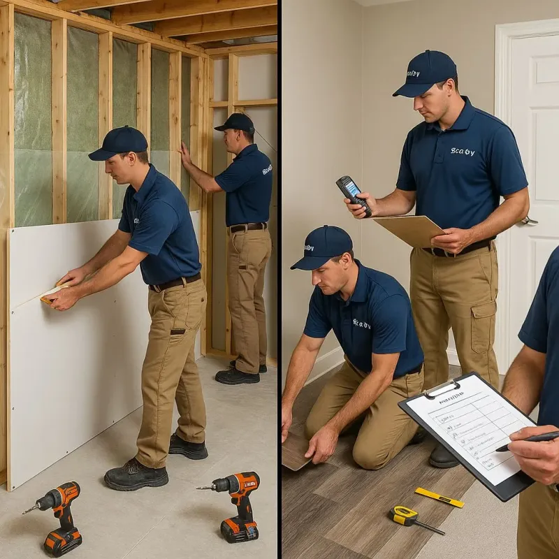 Repairs and Reconstruction process in Hays, NC
