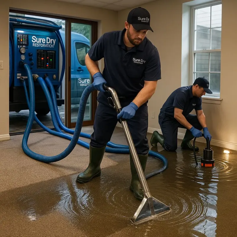 Water Extraction and Removal process in Hays, NC